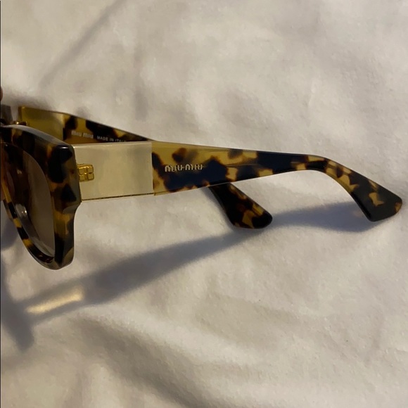 Miu Miu  Tortoiseshell Sunglasses - Picture 3 of 5